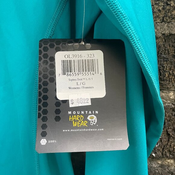 NWT MOUNTAIN HARDWEAR LG Tephra Trek Longsleeve - Picture 4 of 6